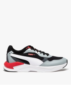 Baskets homme en mesh contrasté et à lacets style running - Puma